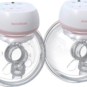 NovoEase Dubbele Elektrische Borstkolf - Draadloos - Handsfree - Super Stil - Compleet met Accessoires