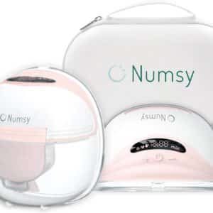 Numsy Elektrische Draadloze Borstkolf - Handsfree - BPA Vrij - Dubbele Borstkolf - Met Opbergtas