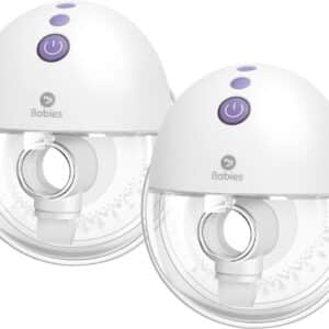 3Babies® Elektrische Borstkolf – Handsfree Borstkolf Slim – Draadloos en Draagbaar – Dubbele Borstkolf – BPA-vrij – Stil en compact – Met App